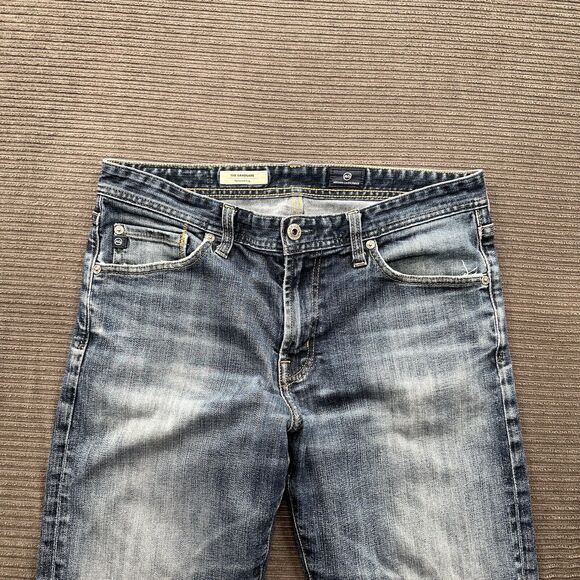 Adriano Goldschimed Jeans Men 32/34 (32/30 Measured) Blue The Graduate Tailored. - Picture 9 of 11